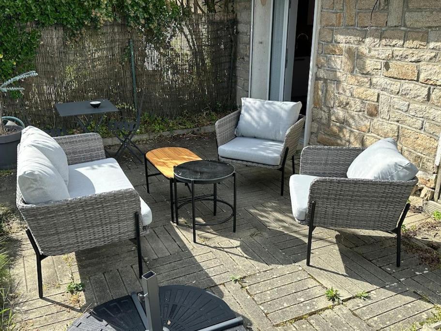 Appartement Moderne Avec Jardin Et Parking Vannes Exteriör bild